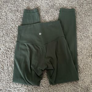 Lululemon 25” Align Pant dark forest